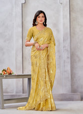 Glorious Saree in Mustard